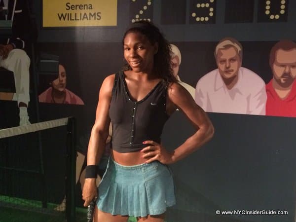 Serena Williams at Madame Tussauds NYC Serena Williams at Madame Tussauds NYC