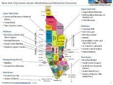 Detailed Map of Manhattan