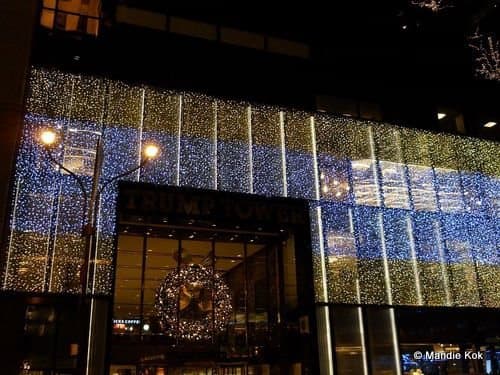 Trump Tower NYC Holiday Lights
