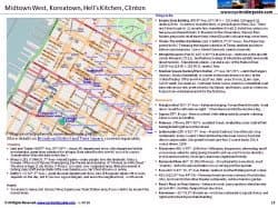 Map of Midtown Manhattan