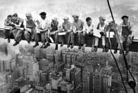 Top of the Rock Men on a Beam