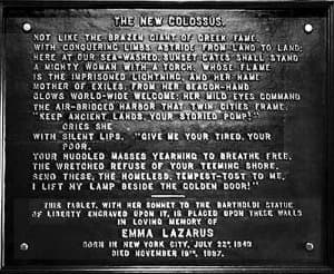 Statue of Liberty Inscription