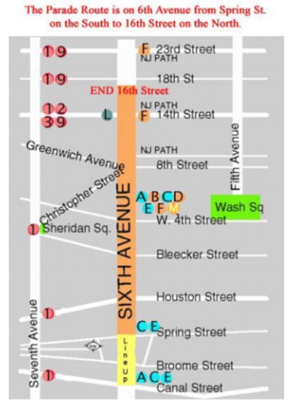 Halloween Parade Map New York City Halloween Parade Map New York City