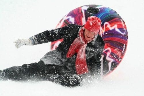 Sledding in New York City