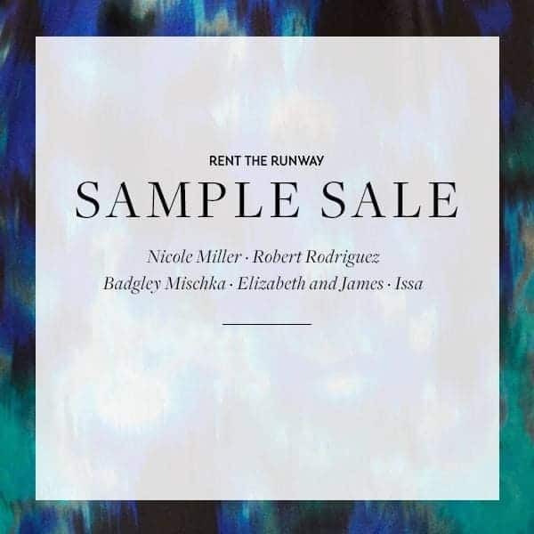 Rent The Runway Sample Sale