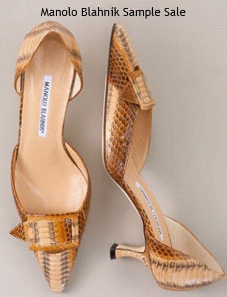 Manolo Blahnik NYC Sample Sale