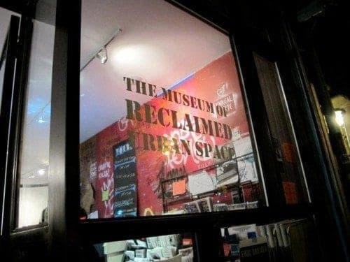 Museum of Reclaimed Urban Space Museum of Reclaimed Urban Space