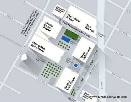 Lincoln Center Map