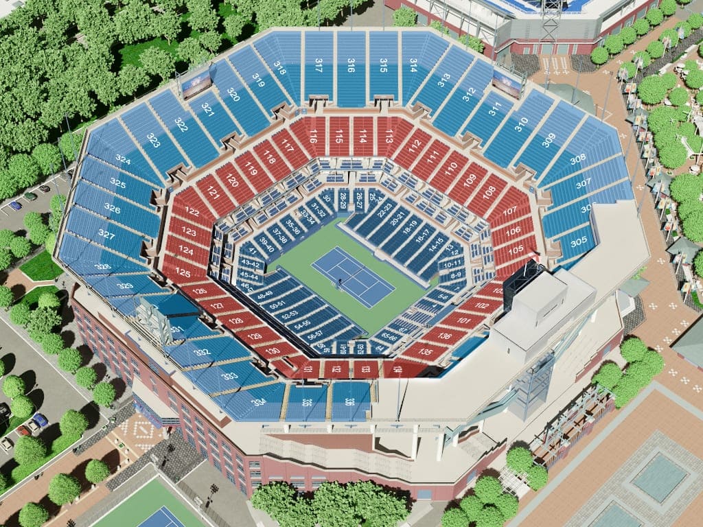 US Tennis Open Arthur Ashe Stadium Seating