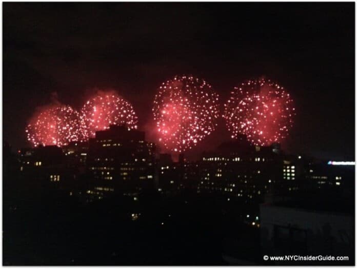 July 4th Fireworks NYC East River
