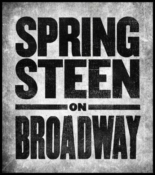 Bruce Springsteen on Broadway