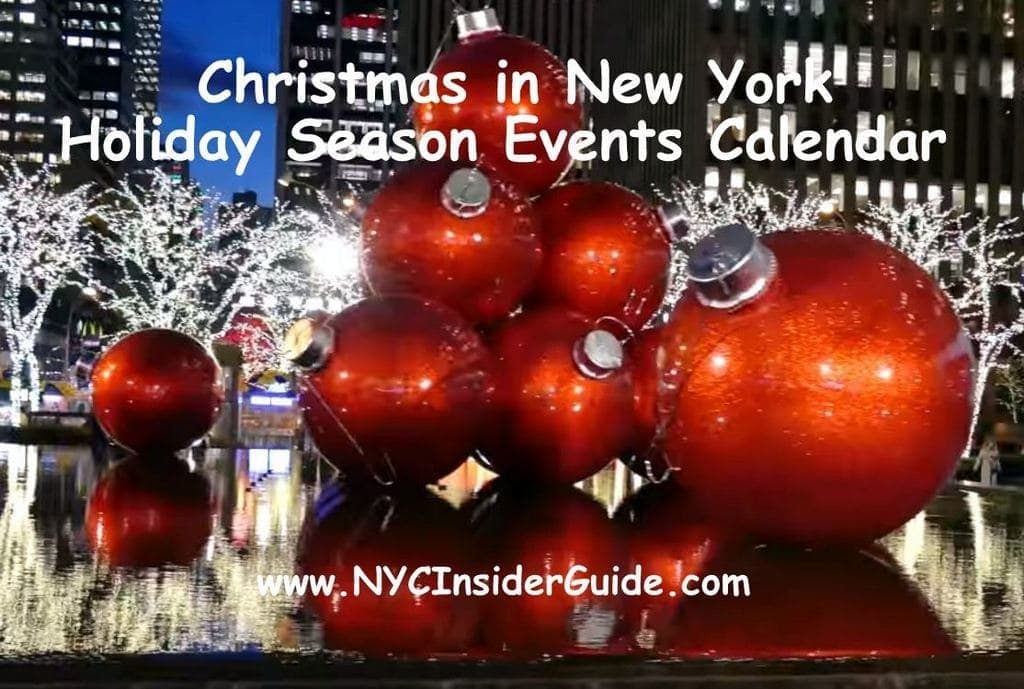Christmas in New York Holiday Season Calendar Christmas in New York Holiday Season Calendar