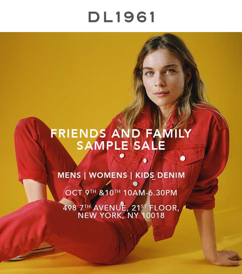 DL1961 Sample Sale October 2018 DL1961 Sample Sale October 2018