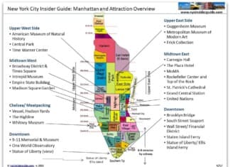 New York City Tourist Map NYC Printable Tourist Map