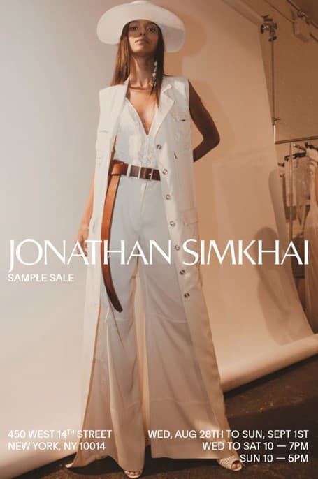Jonathan Simkhai Sample Sale 
