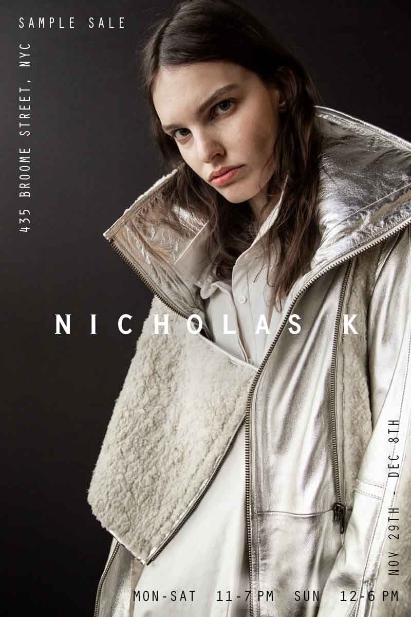 Nicholas K Sample Sale