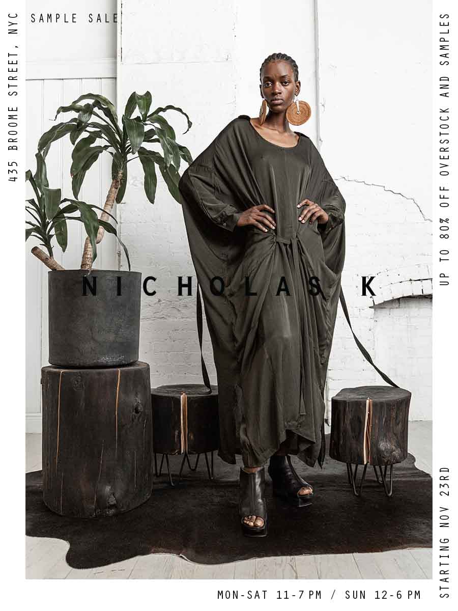 Nicholas K Sample Sale