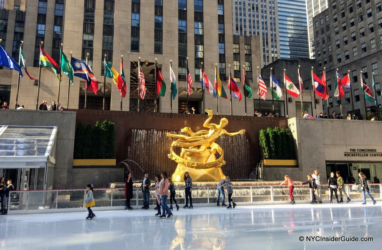 Ice Skating in New York City Ice Skating @ Rockefeller Center