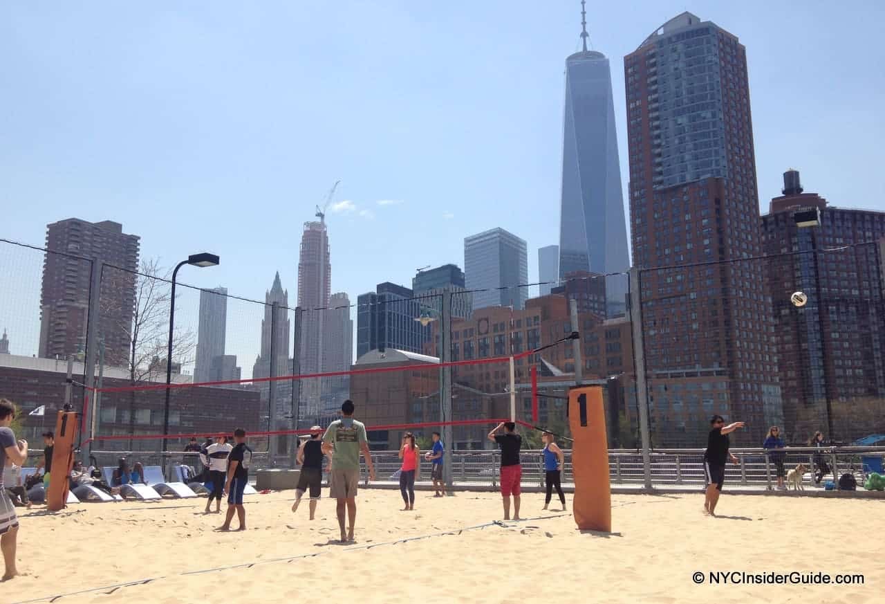 Beach Volleyball in New York City Beach Volleyball in New York City