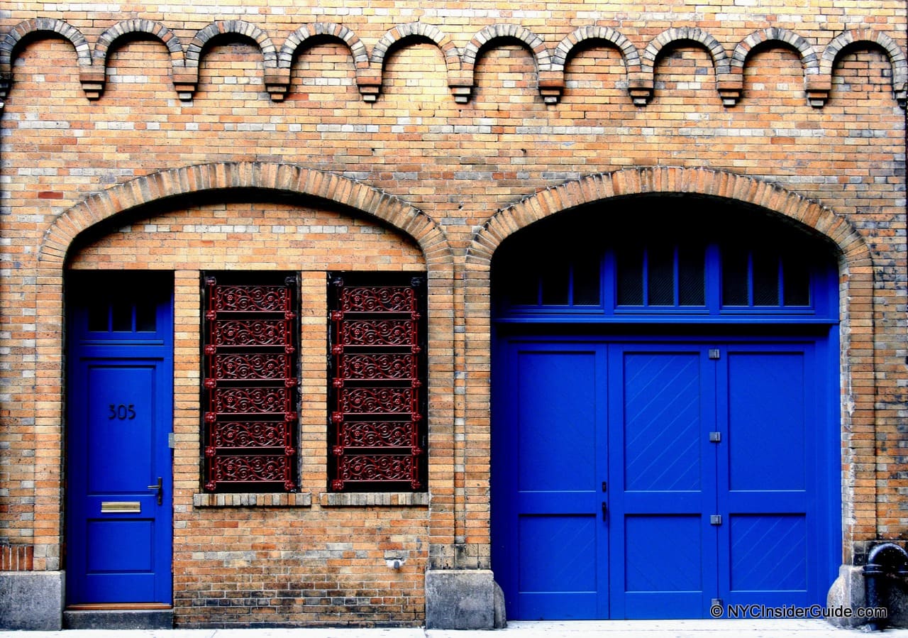 Greenwich Village Blue Doors Alley Greenwich Village Blue Doors Alley