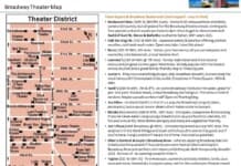 Broadway Theater NYC Map