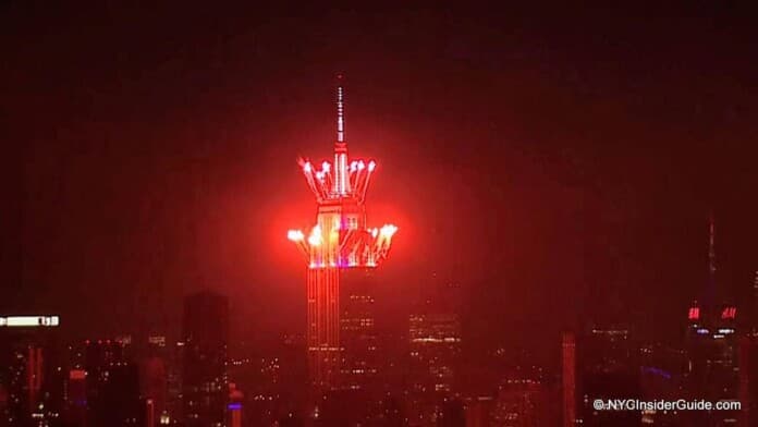 July 4th Fireworks at the Empire State Building
