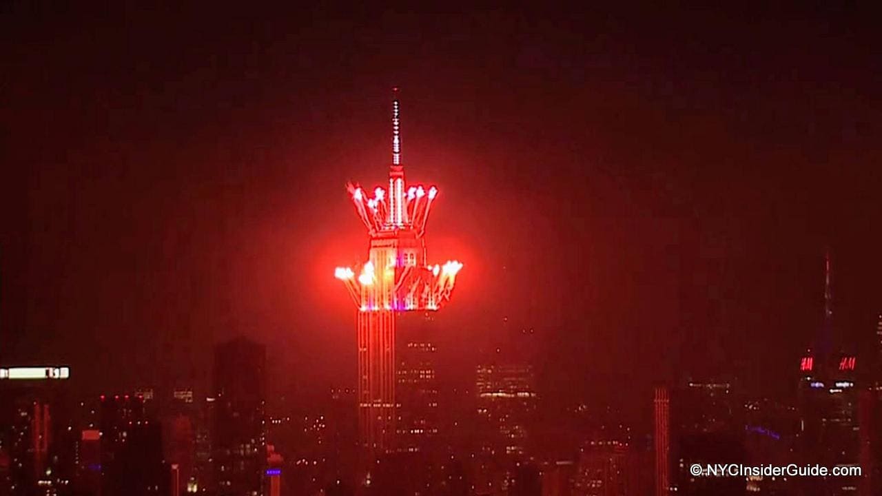 July 4th Fireworks at the Empire State Building July 4th Fireworks at the Empire State Building