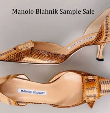 Manolo Blahnik NYC Sample Sale Manolo Blahnik NYC Sample Sale