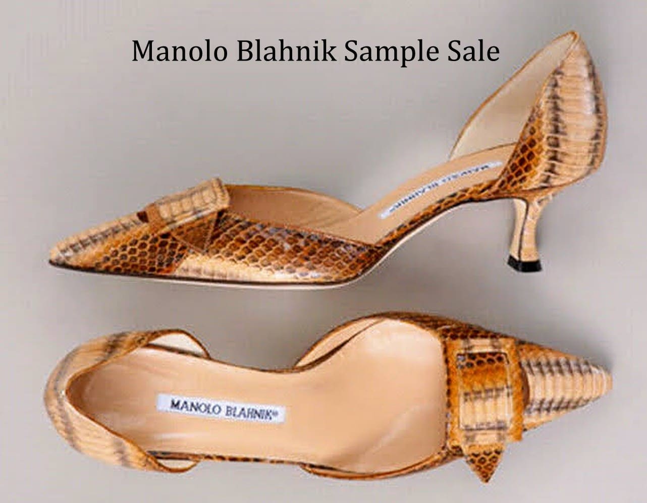 Manolo Blahnik NYC Sample Sale Manolo Blahnik NYC Sample Sale