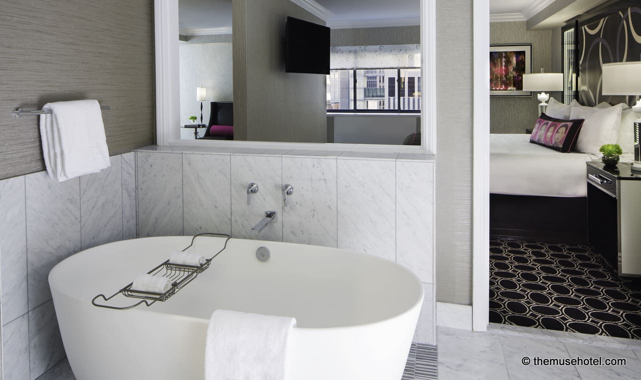 Muse Hotel NYC Spa Suite Bath