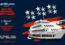 Cornucopia Princess Yacht July 4th Family Fireworks Party Cruise