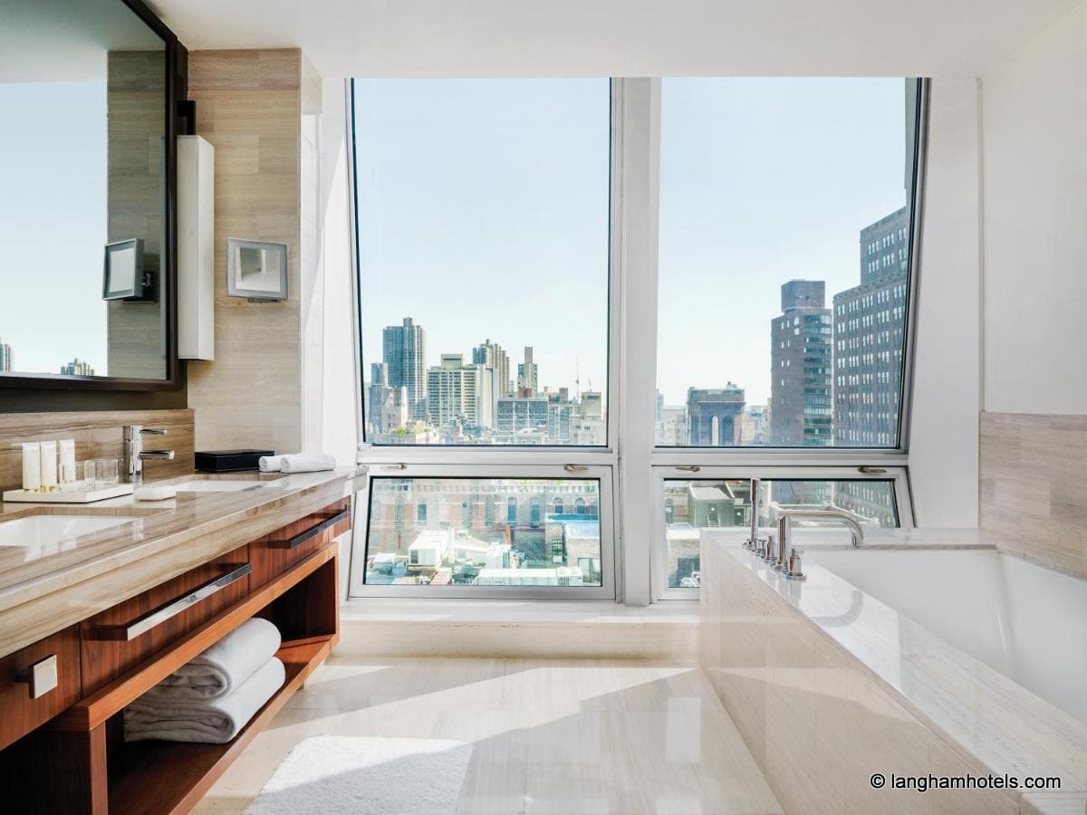The Langham New York Jacuzzi Tub