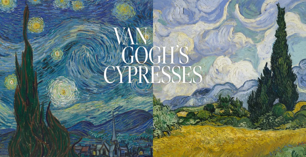 Van Gogh's Cypresses @ The Met Van Gogh's Cypresses @ The Met