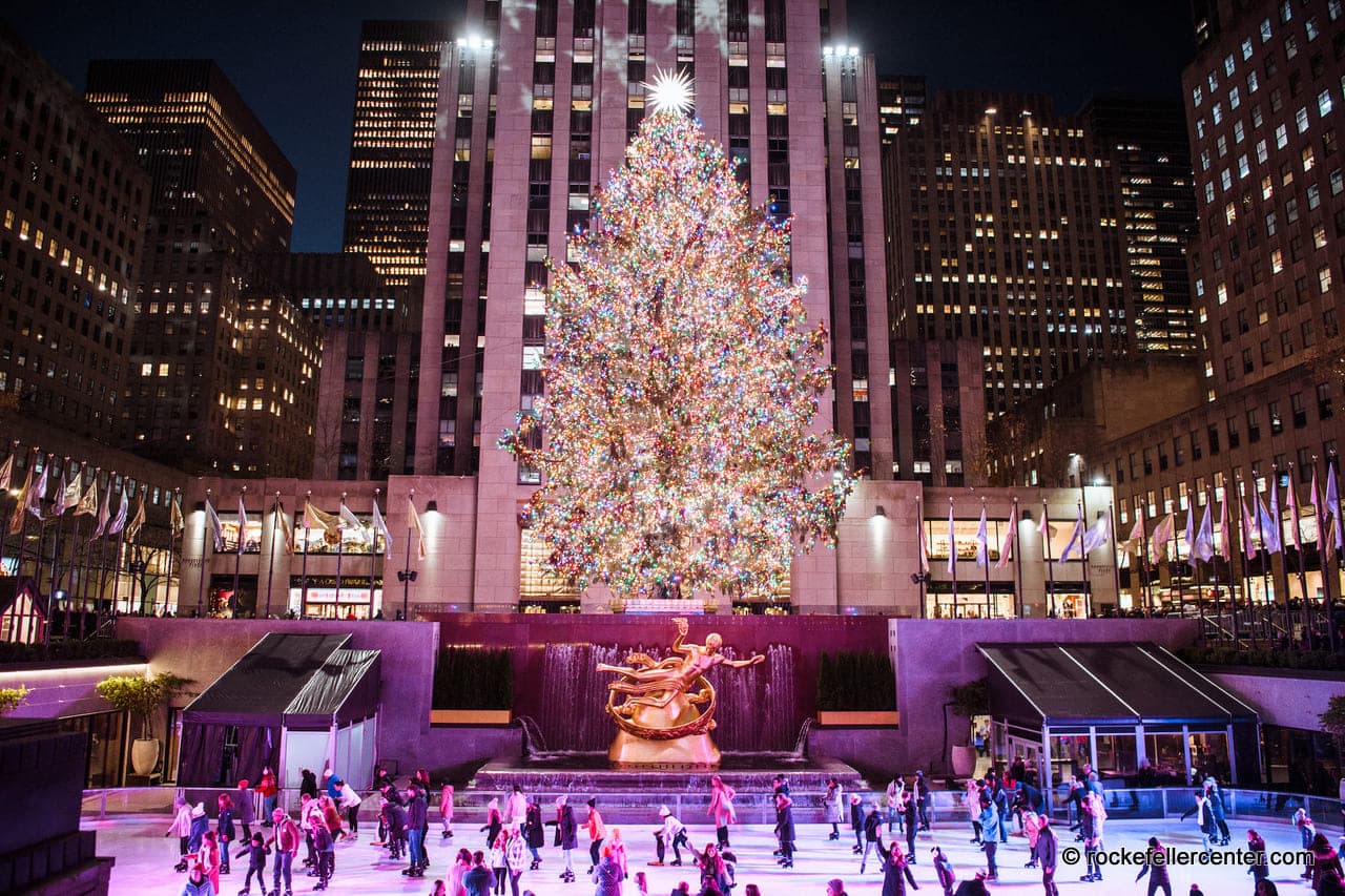 NYC Rockefeller Christmas Tree Lighting 2023
