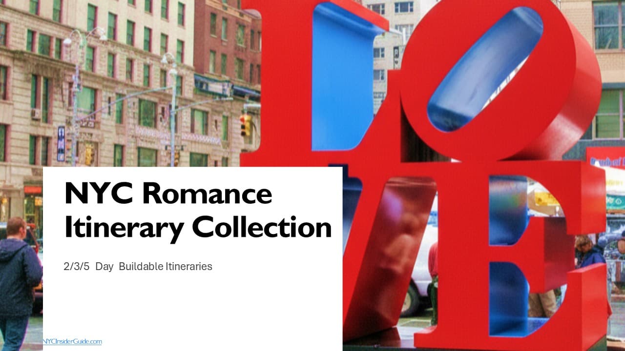 Romantic Itinerary NYC Insider Guide Romantic Itinerary NYC Insider Guide