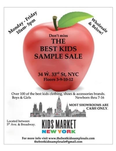 NYC Best Kids Sample Sale NYC Best Kids Sample Sale