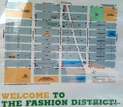 Garment District Fashion Center NYC Free Map Guide