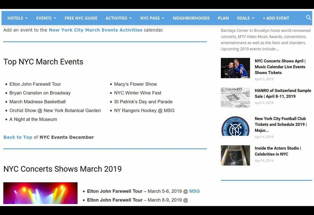 NYC Insider Guide #1 Events